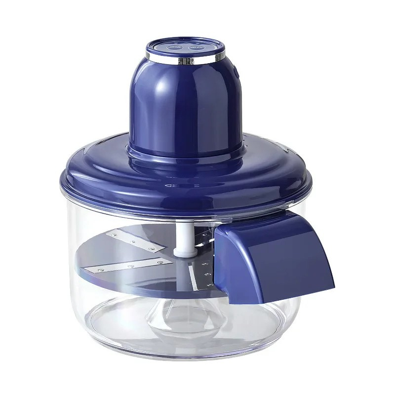 Electric Multi-Functional Fruit & Vegetable Peeler – Fast, Precise, Waterproof, Easy to Clean - Blue