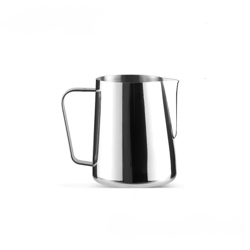 600ml Stainless Steel Milk Frothing Pitcher Silver Finish Latte Art Jug