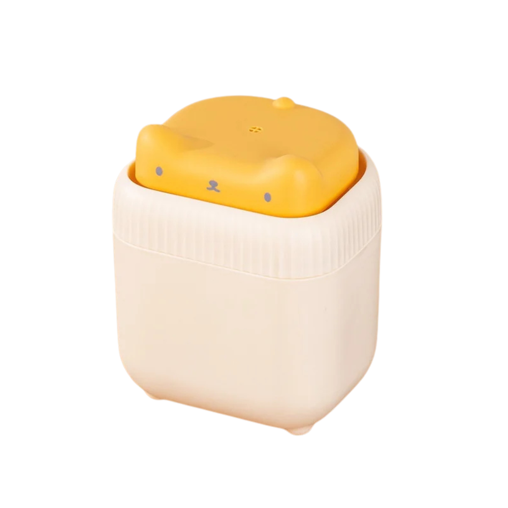 Soap Dispenser 12.5cm Cat-Shaped Press Type - Yellow