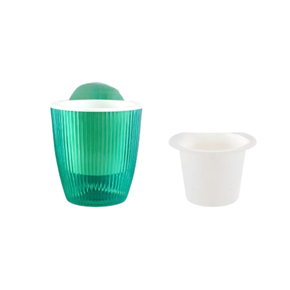 Wall Mounted Planter 18cm Plastic Hanging Flower Pot Self-Watering Wall Decoration – Green