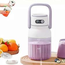 Portable Juicer Blender 500ml USB-C Rechargeable 18000RPM Fruit & Vegetable Juicer 33oz - Purple