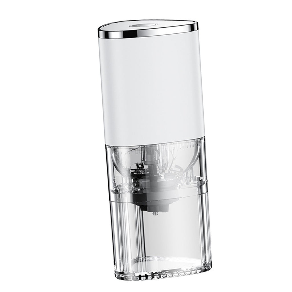 Electric Coffee Grinder Portable Rechargeable USB Type C Ceramic Burr Grinder - White