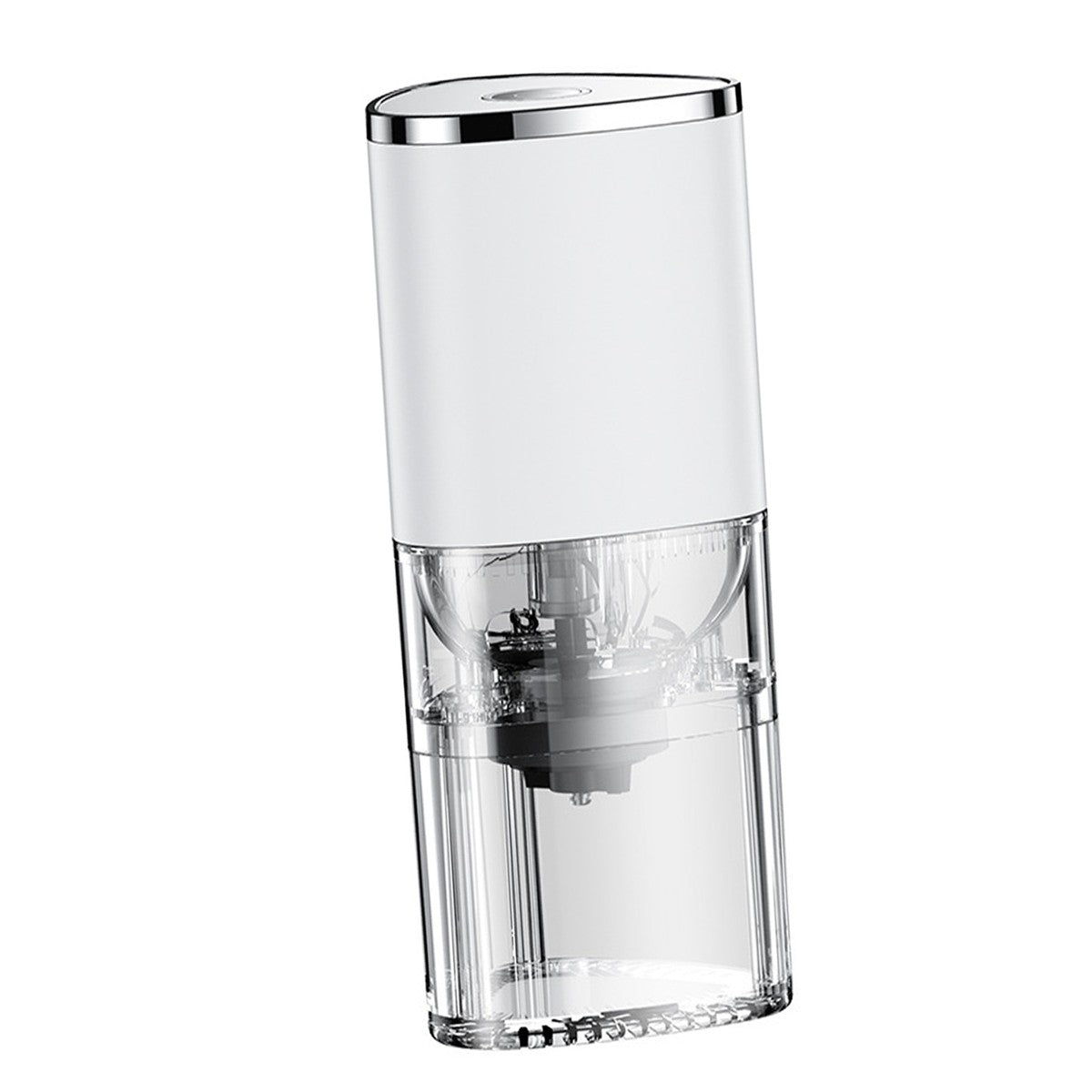 Electric Coffee Grinder Portable Rechargeable USB Type C Ceramic Burr Grinder - White